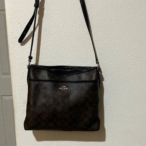Coach Dark Brown Crossbody Bag - Picture 1 of 7